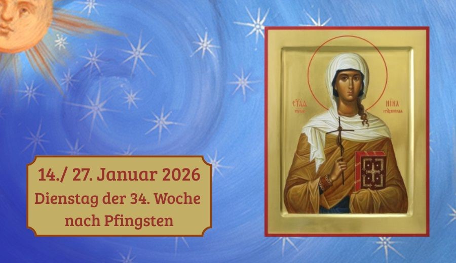 Dienstag der 34. Woche nach Pfingsten 