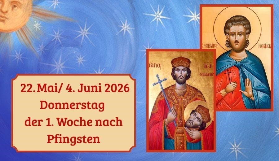 Donnerstag der 1. Woche nach Pfingsten