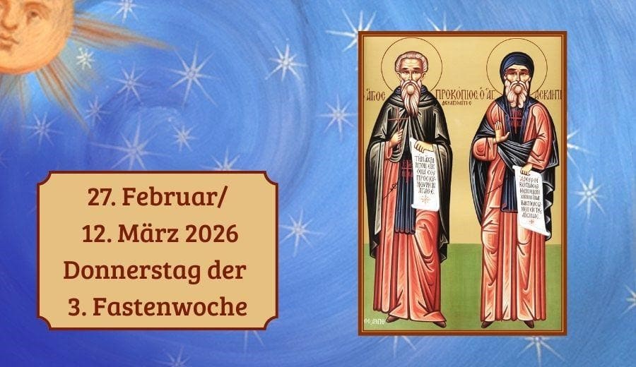 Donnerstag der 3. Fastenwoche