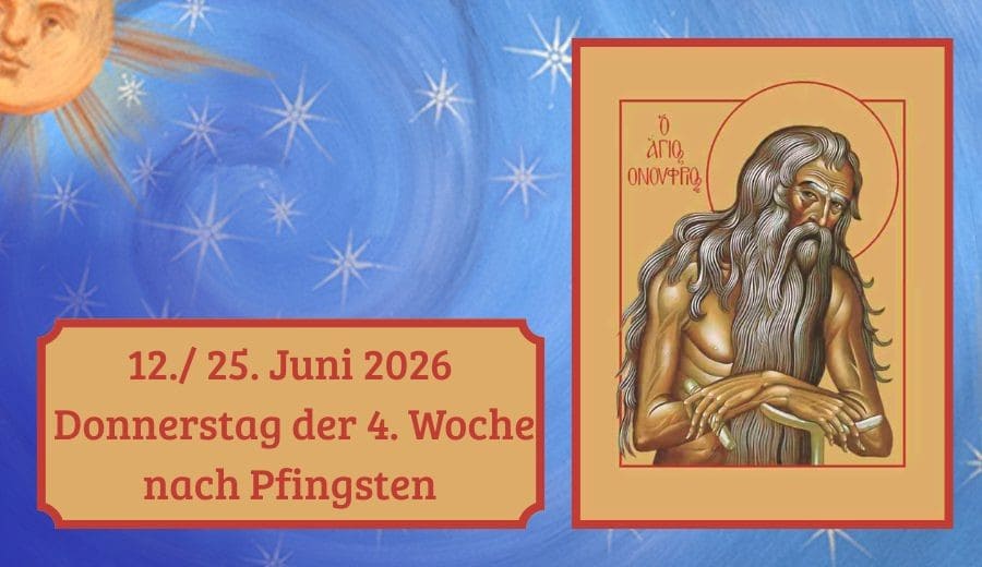 Donnerstag der 4. Woche nach Pfingsten