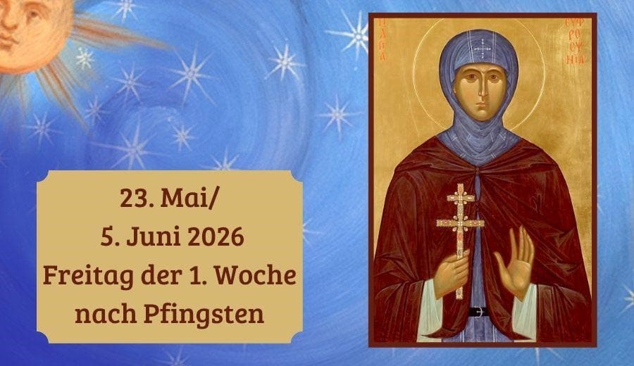 Freitag der 1. Woche nach Pfingsten 