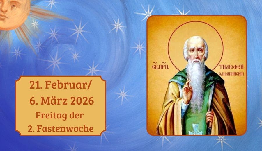 Freitag der zweiten Fastenwoche