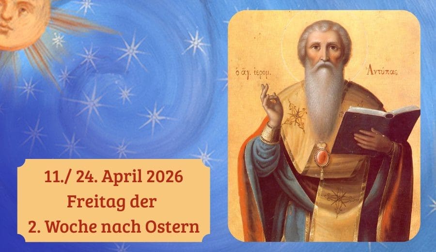  Freitag der 2. Woche nach Ostern