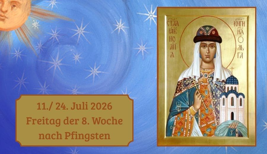 Freitag der 8. Woche nach Pfingsten