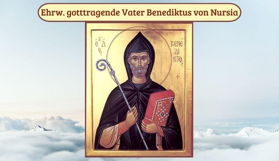 Vater Benediktus von Nursia