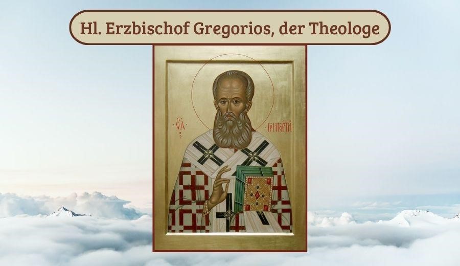 Hl Gregorios der Theologe