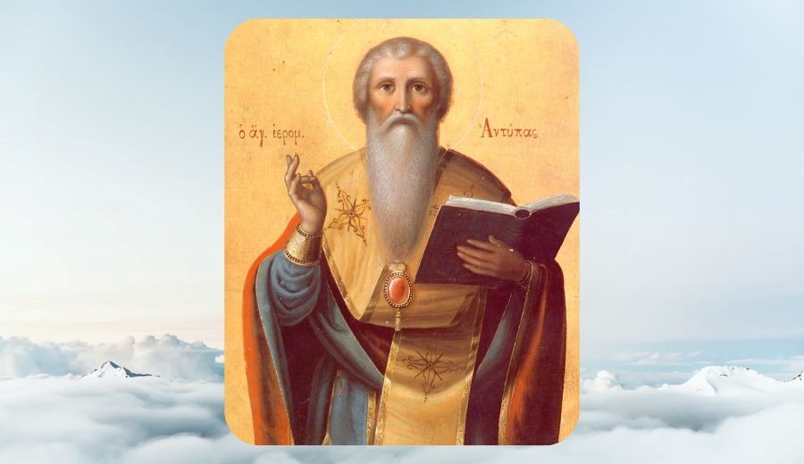 Hl. Hieromartyr Antipas Bischof von Pergamon