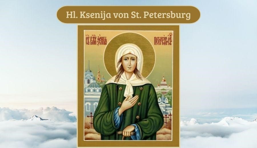 Hl Ksenia von St. Petersburg