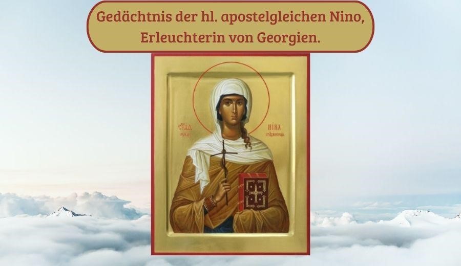 Hl Nino, der Erleuchterin von Georgien