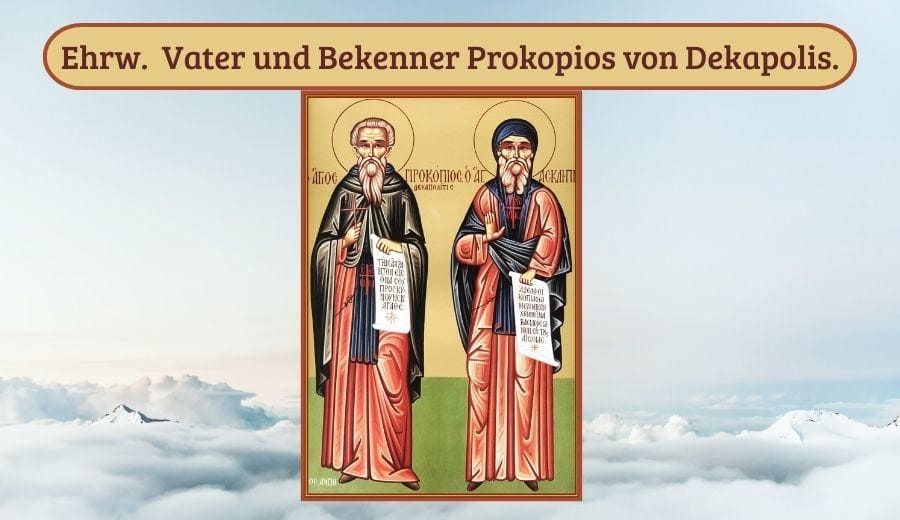 Hl Prokopios von Dekapolis