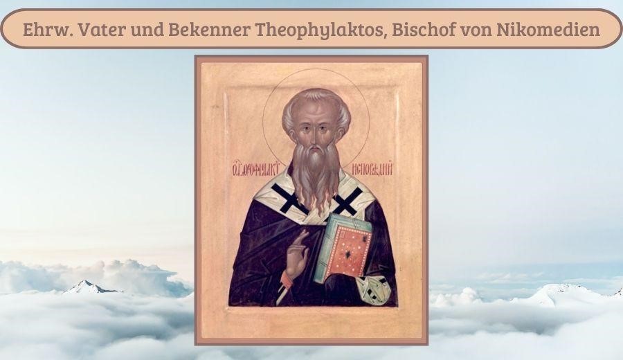 Hl Theophylaktos Bischof von Nikomedien
