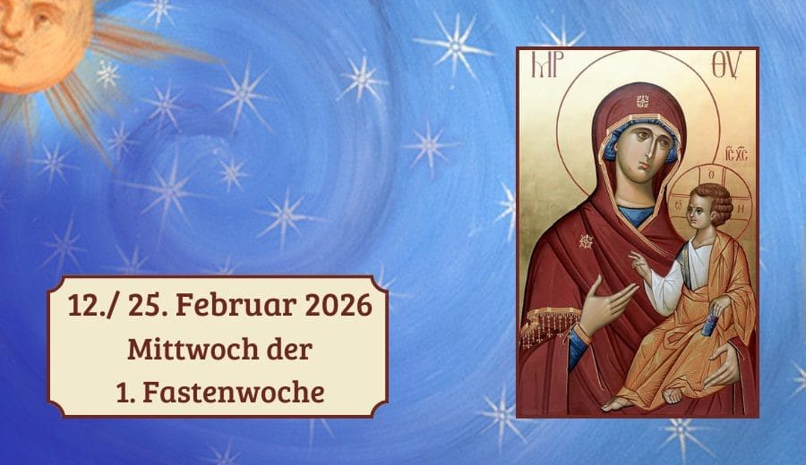 Mittwoch der 1. Fastenwoche