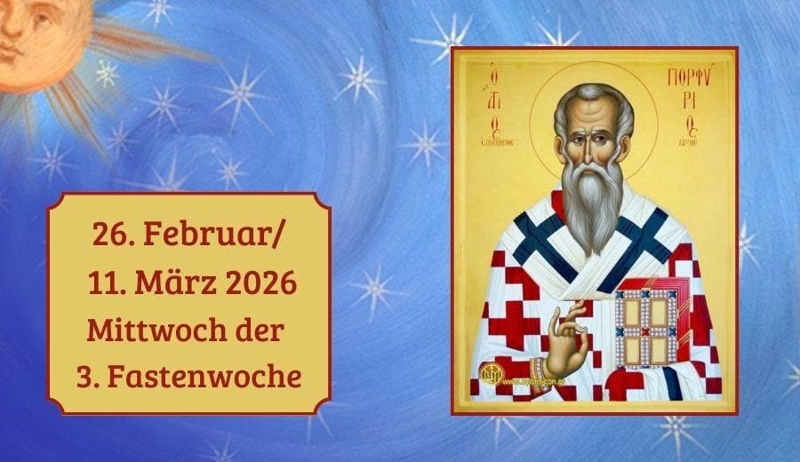 Mittwoch der 3. Fastenwoche