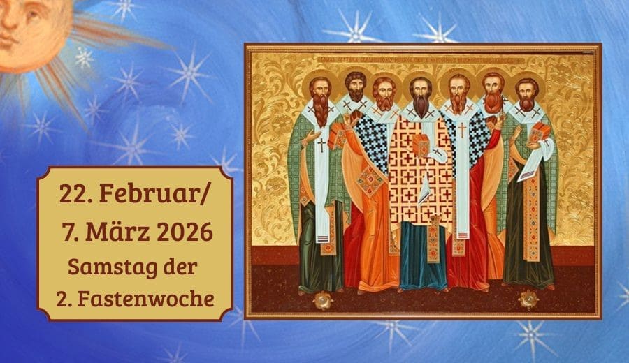 Samstag der 2. Fastenwoche