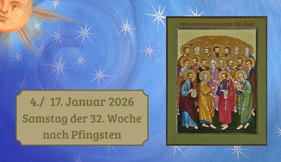 Samstag der 32. Woche nach Pfingsten