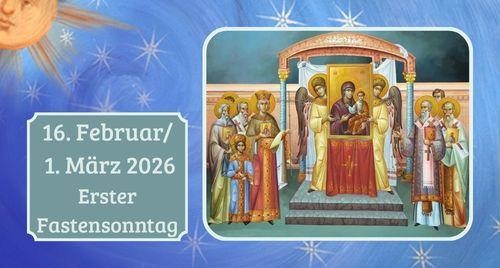 Erster Fastensonntag 2026