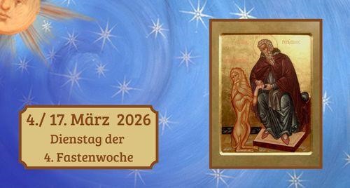 Dienstag der vierten Fastenwoche 2026