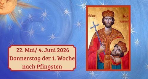 Donnerstag der Ersten Woche nach Pfingsten 2026
