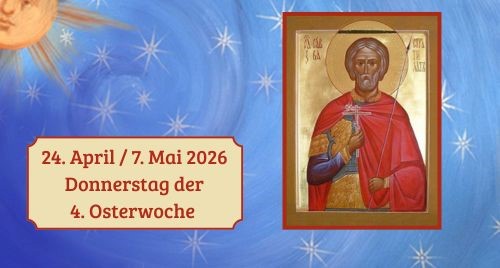 Donnerstag der vierten Osterwoche 2026