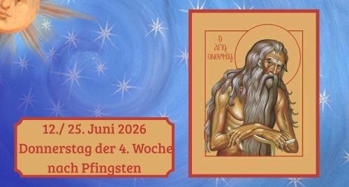 Donnerstag der Vierten Woche nach Pfingsten 2026