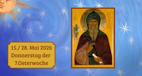 Donnerstag der Siebten Osterwoche 2026