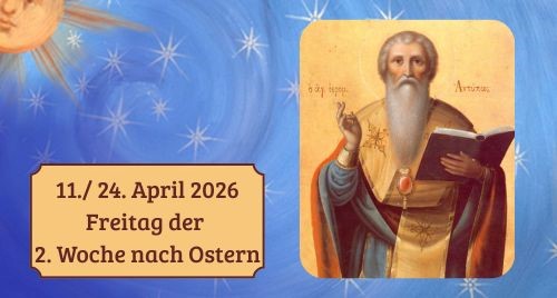 Freitag der zweiten Woche nach Ostern 2026
