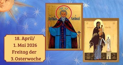 Freitag der dritten Osterwoche 2026