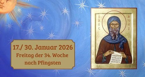 Freitag der vierunddreißigsten Woche nach Pfingsten 2026
