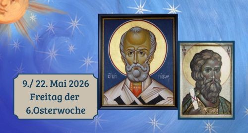 Freitag der sechsten Osterwoche 2026