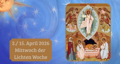 Mittwoch der Lichten Woche 2026