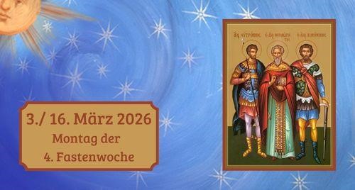 Montag der vierten Fastenwoche 2026