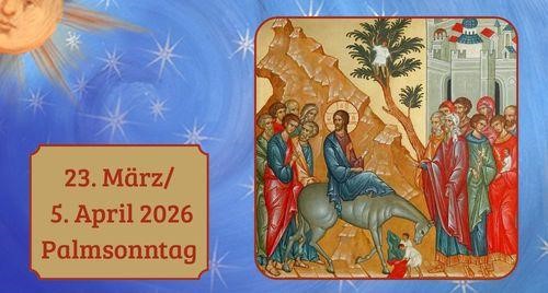 Sechster Sonntag der Fastenzeit, Palmsonntag 2026