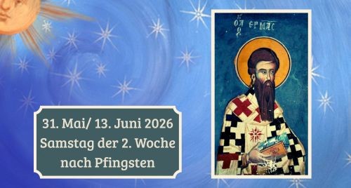 Samstag der Zweiten Woche nach Pfingsten 2026