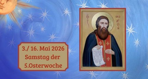 Samstag der fünften Osterwoche 2026