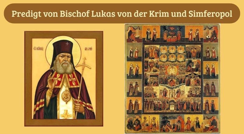 Predigt am Sonntag Allerheiligen