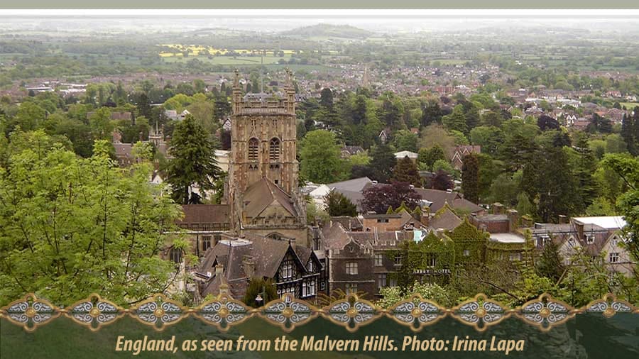 the Malvern Hills