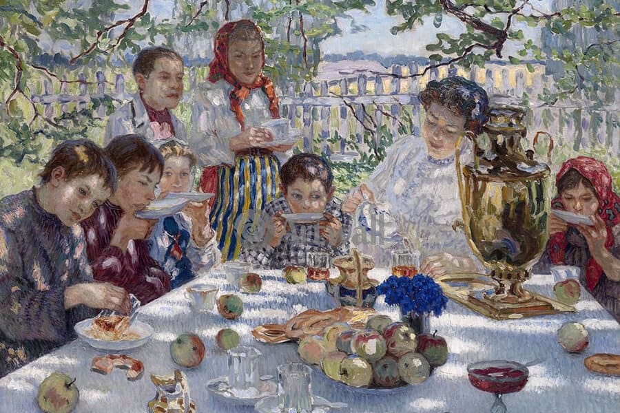 Family at table
