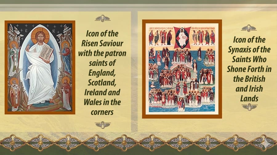 Icon of the Synaxis of the Saints Who Shone Forth in the British and Irish Lands