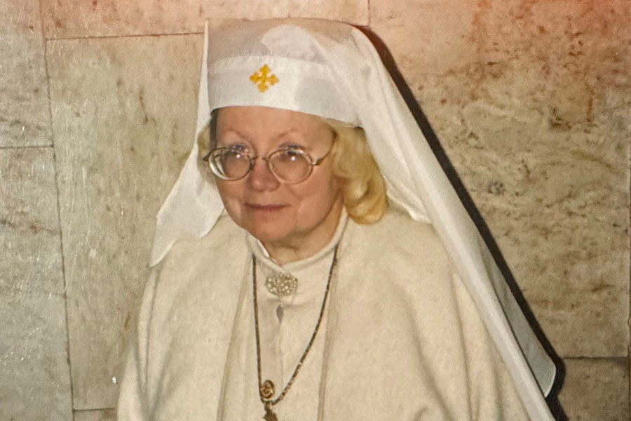 Sr Galina at her obedience