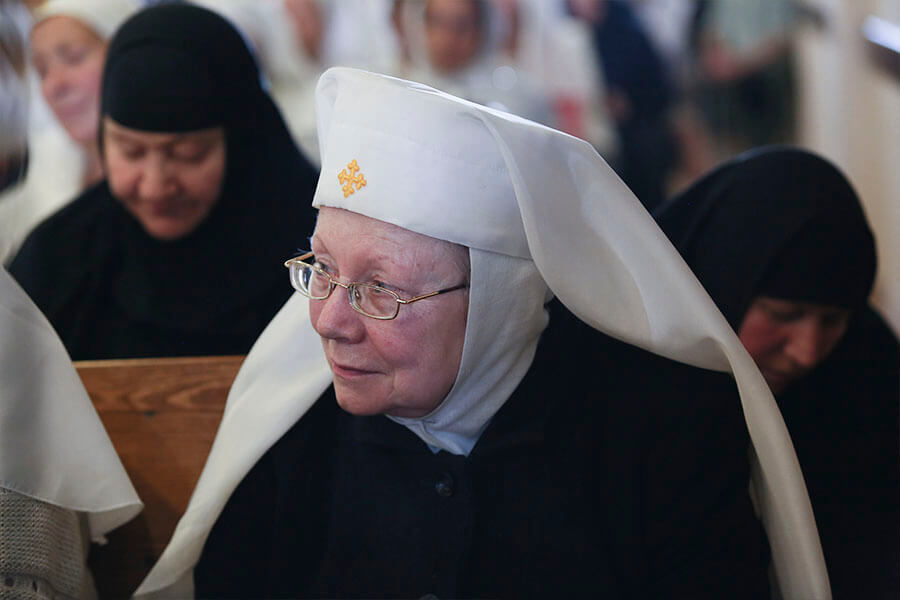 Sr Galina in the convent
