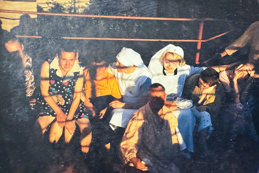 Sisters of mercy in the residential facility