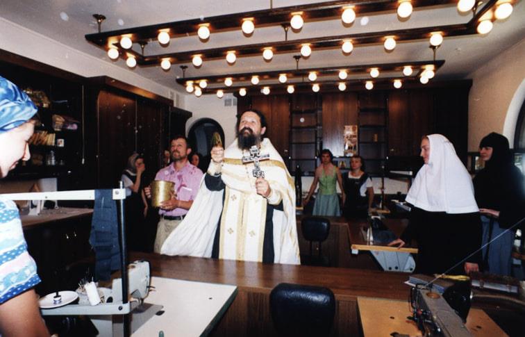 opening of sewing workshop