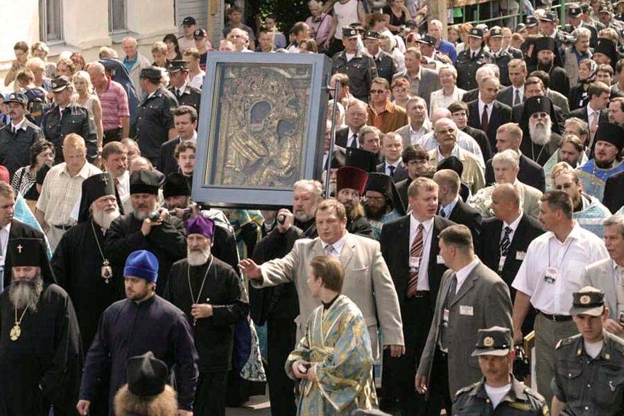 Return of the Tikhvin Icon