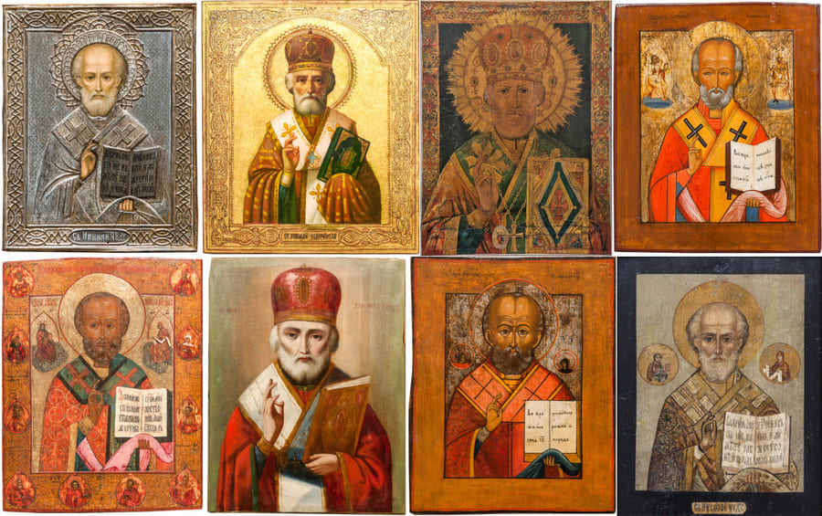 the icons of St Nicholas the Wonderworker