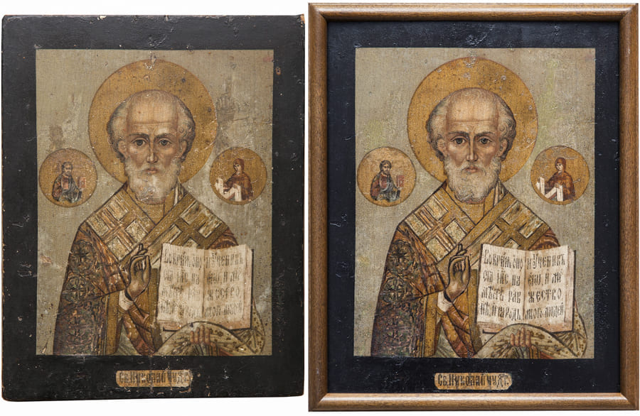 icons with a luminous background