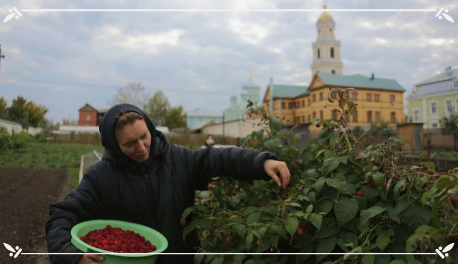 living in a monastery for a couple months 