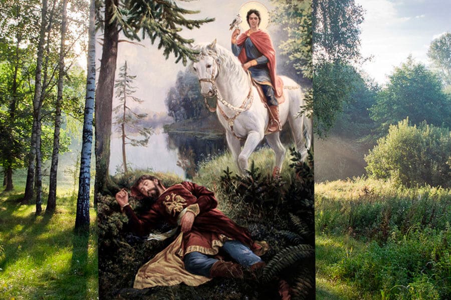 The Appearance of Martyr Triphon to the Falconer Triphon Patrikeev