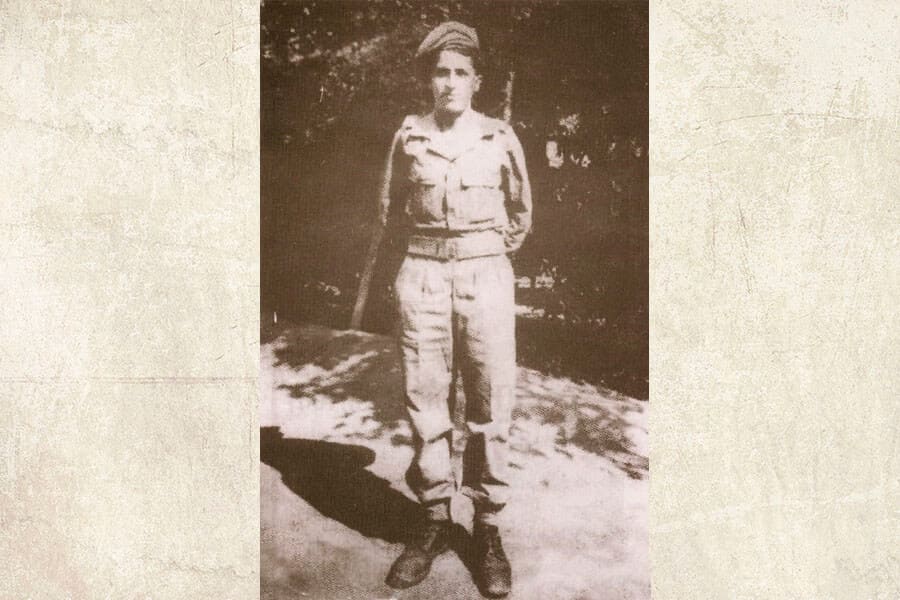 Arsenios Enzepidis during his military service