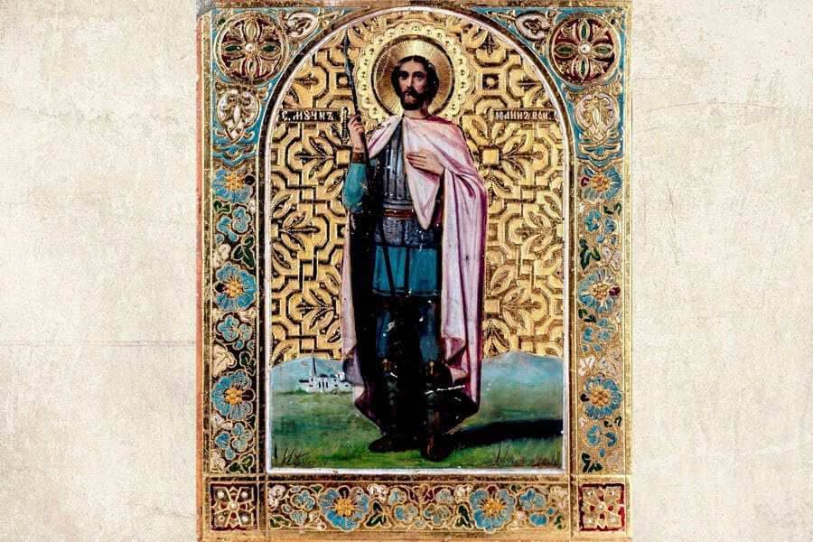 Icon of the Holy Martyr John the Warrior