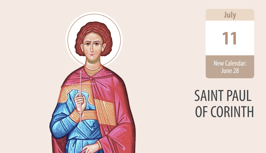 the life of Saint Paul of Corinth